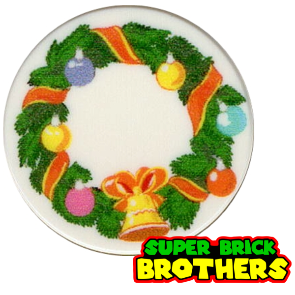 Christmas wreath white