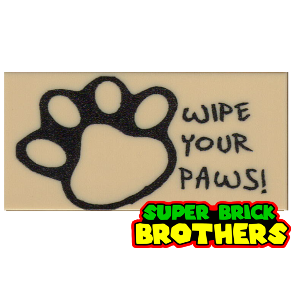 Doormat "Wipe Your Paws"